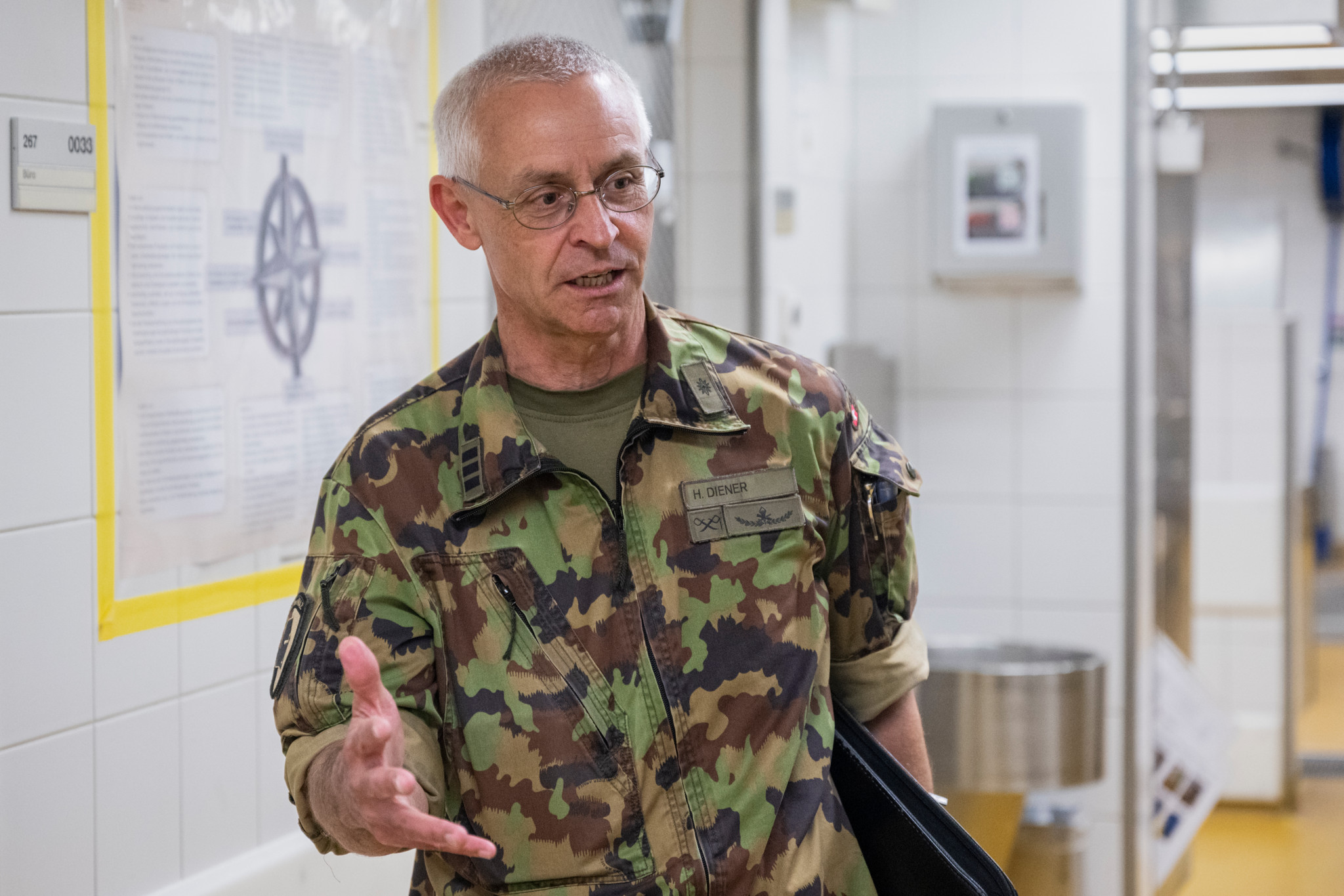 Le commandant de la place d’armes et colonel Hans Jörg Diener affirme «n’avoir jamais mal mangé ici».